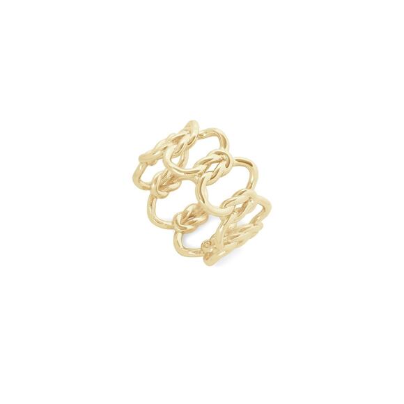 Kendra Scott Fallyn Band Ring - Gold - Picture 2 of 2